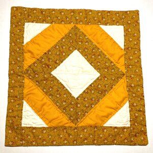 Homemade Quilted Chair Seat Topper